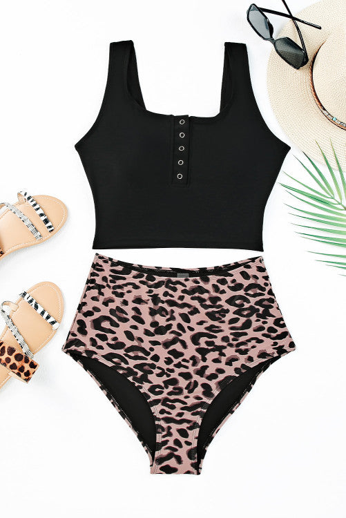 Leopard Tank Swimsuit