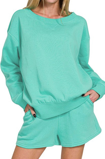 Mint Boat Sweat Set