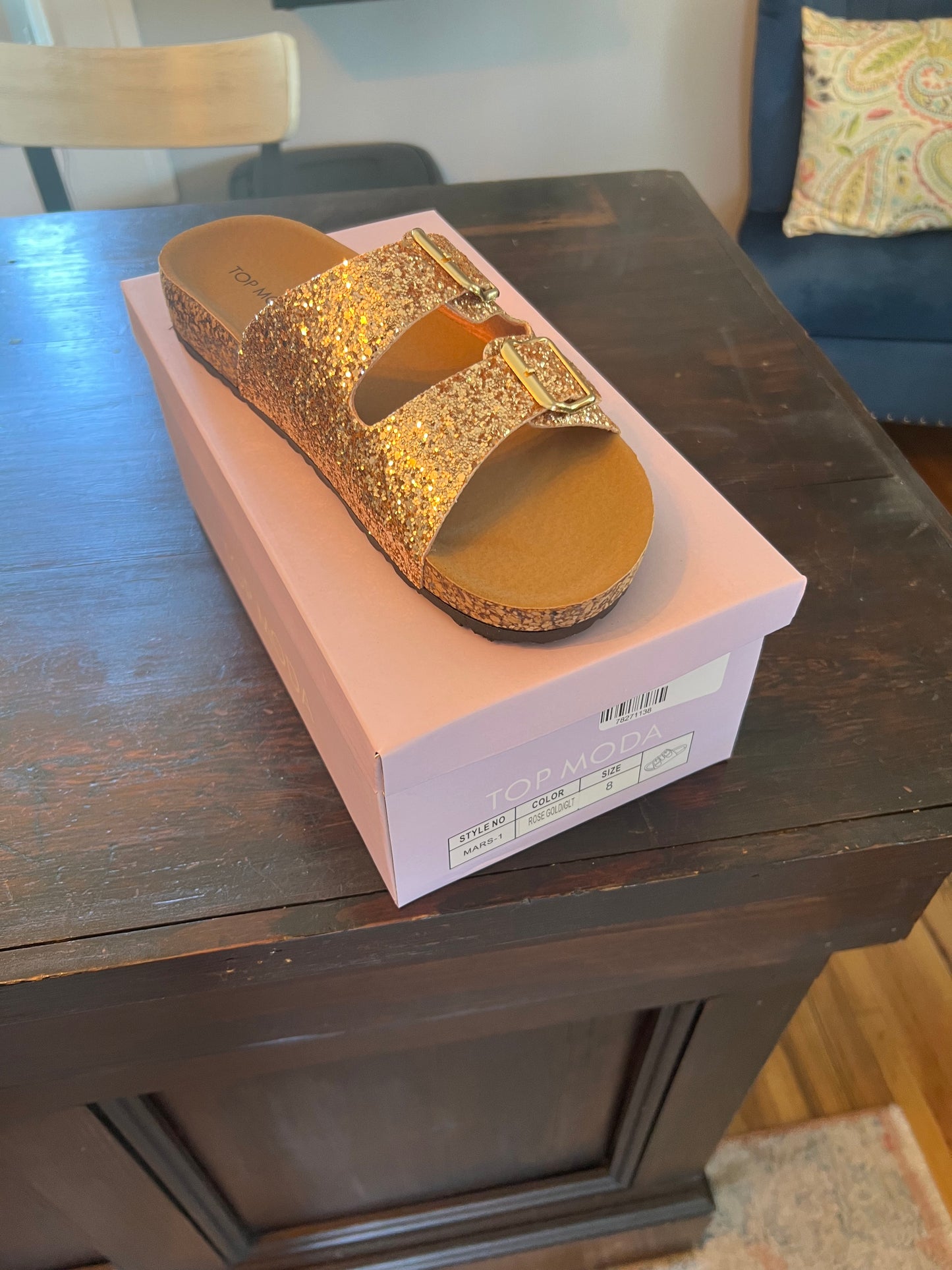 Rose Gold Sandals