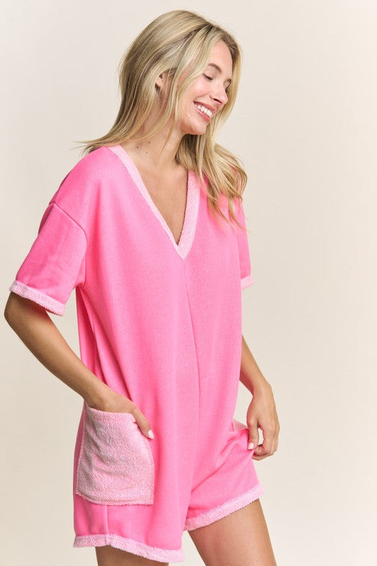 Passing Through Pink Romper