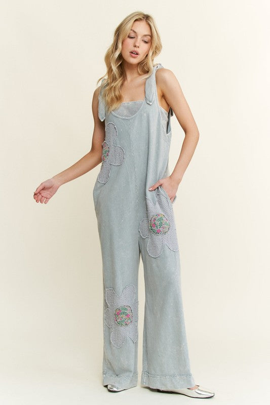 BOHO Spring Flower Jumpsuit