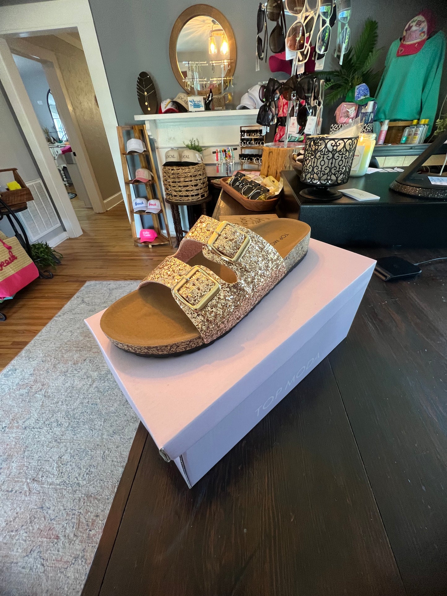 Rose Gold Sandals