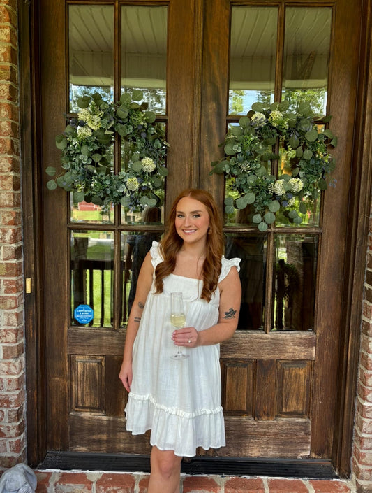 Graduate Me White Dress